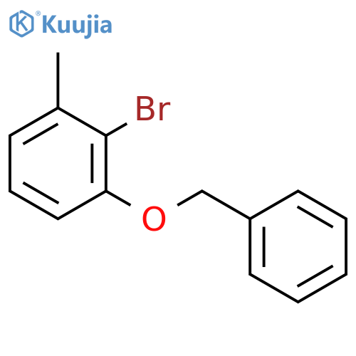 1-(Benzyloxy)-2-bromo-3-methylbenzene structure