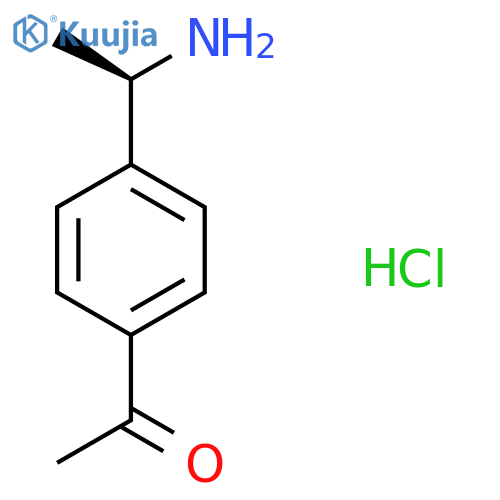 (R)-1-(4-(1-Aminoethyl)phenyl)ethanone hydrochloride structure