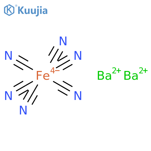 dibarium hexacyanoferrate structure