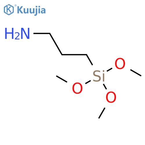 (3-Aminopropyl)trimethoxysilane structure