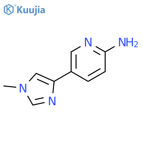 2-Pyridinamine, 5-(1-methyl-1H-imidazol-4-yl)- structure