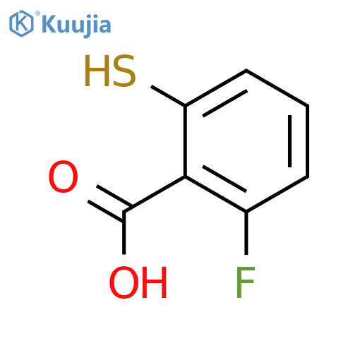 2-fluoro-6-sulfanylbenzoic acid structure