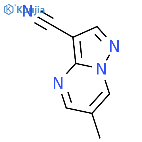 6-methylpyrazolo1,5-apyrimidine-3-carbonitrile structure