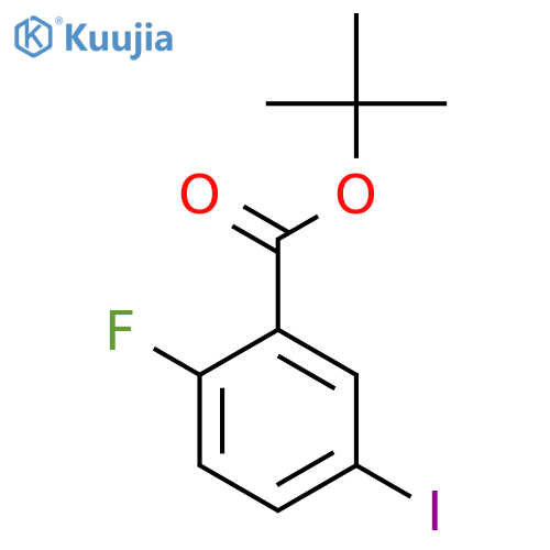 tert-Butyl 2-fluoro-5-iodobenzoate structure