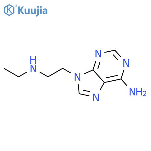 9-[2-(ethylamino)ethyl]-9H-purin-6-amine structure