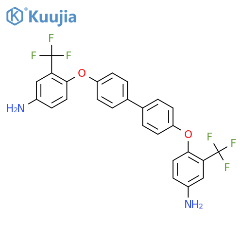 4,4'-Bis(4-amino-2-trifluoromethylphenoxy)biphenyl structure