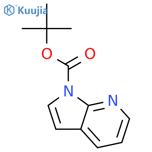 tert-Butyl 1H-pyrrolo[2,3-b]pyridine-1-carboxylate structure