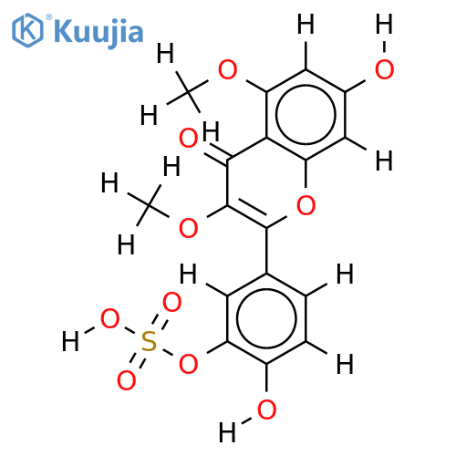 caryatin-3'-sulfate structure