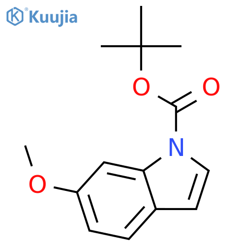 1-Boc-6-methoxyindole structure