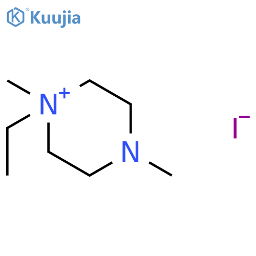 1-Ethyl-1,4-dimethylpiperazin-1-ium iodide structure