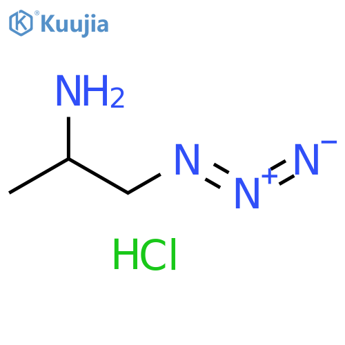 1-azidopropan-2-amine hydrochloride structure