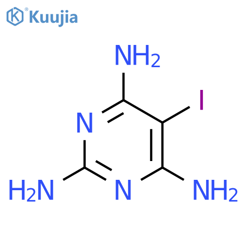 5-Iodo-2,4,6-pyrimidinetriamine structure
