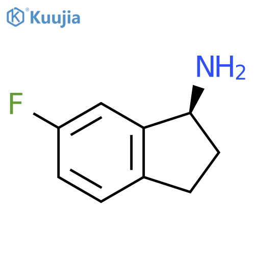 (S)-6-Fluoro-indan-1-ylamine structure