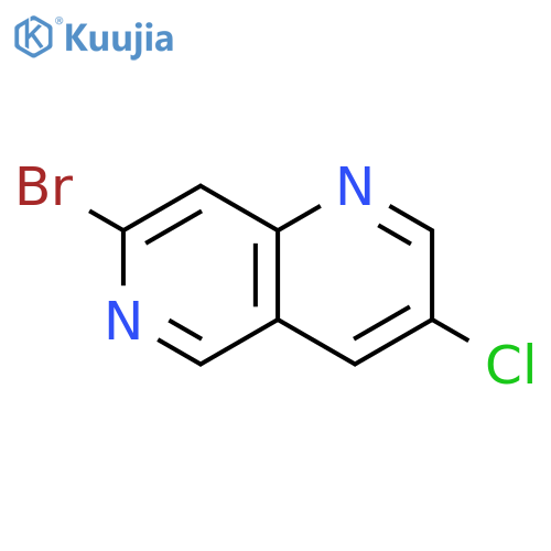 7-bromo-3-chloro-1,6-naphthyridine structure