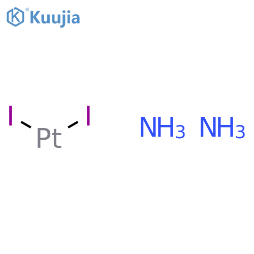 cis-Diammine-diiodo Platinum II structure
