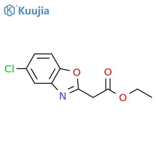 Ethyl 2-(5-chlorobenzo[d]oxazol-2-yl)acetate structure