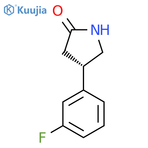 (S)-4-(3-Fluorophenyl)pyrrolidin-2-one structure