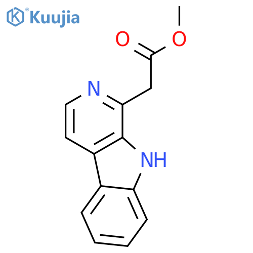 9H-Pyrido[3,4-b]indole-1-acetic acid methyl ester structure