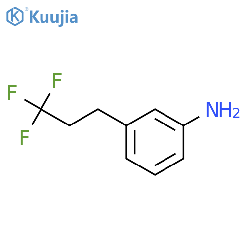 3-(3,3,3-trifluoropropyl)aniline structure