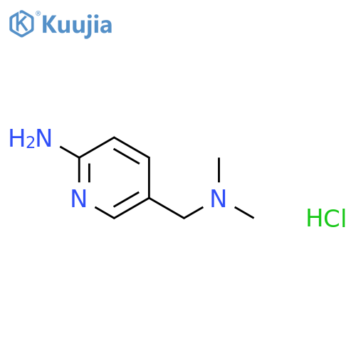 5-[(dimethylamino)methyl]pyridin-2-amine dihydrochloride structure