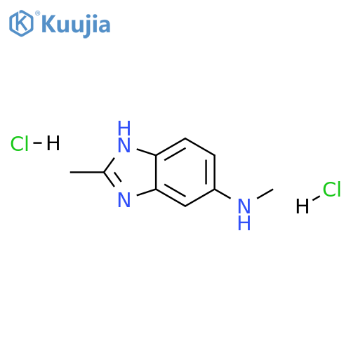 N,2-dimethyl-1H-1,3-benzodiazol-5-amine dihydrochloride structure