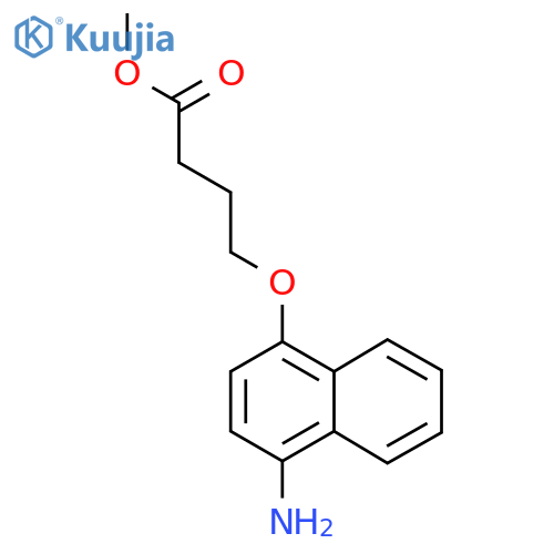 methyl 4-(4-aminonaphthalen-1-yl)oxybutanoate structure