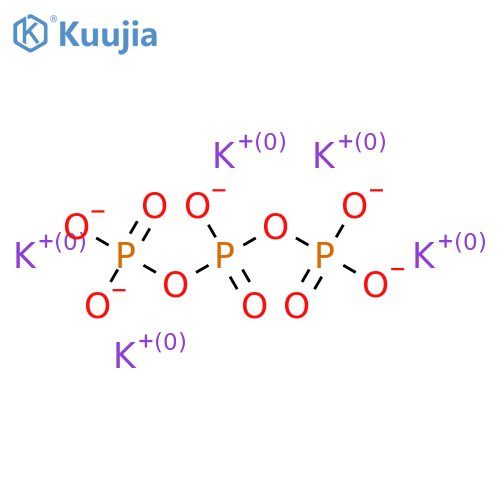 Pentapotassium triphosphate structure