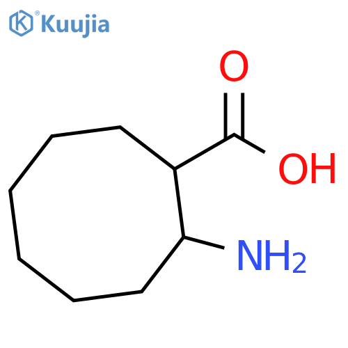 2-aminocyclooctane-1-carboxylic acid structure