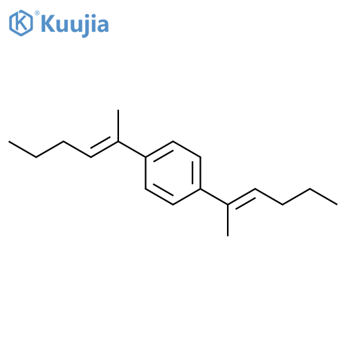 1,4-Di(hex-2-en-2-yl)benzene structure