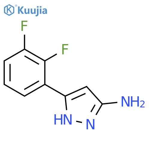 3-(2,3-difluorophenyl)-1H-pyrazol-5-amine structure