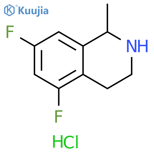 5,7-difluoro-1-methyl-1,2,3,4-tetrahydroisoquinoline hydrochloride structure