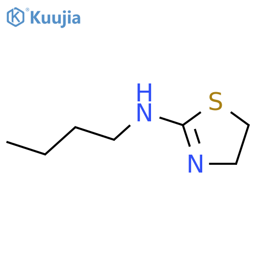 N-Butyl-4,5-dihydrothiazol-2-amine structure