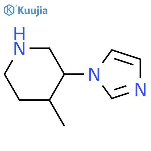 3-(1H-imidazol-1-yl)-4-methylpiperidine structure
