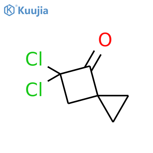 Spiro[2.3]hexan-4-one, 5,5-dichloro- structure