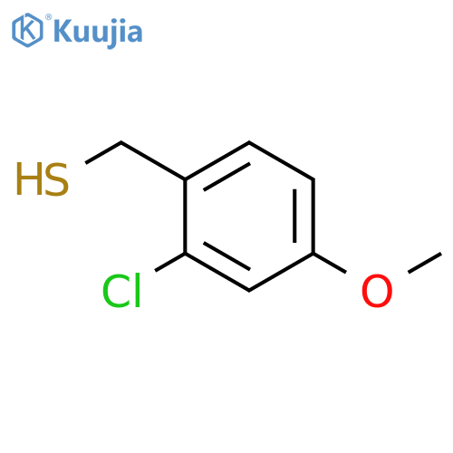 (2-chloro-4-methoxyphenyl)methanethiol structure