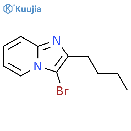 3-bromo-2-butylimidazo1,2-apyridine structure