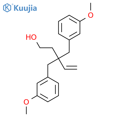 3,3-Bis(3-methoxybenzyl)pent-4-en-1-ol structure