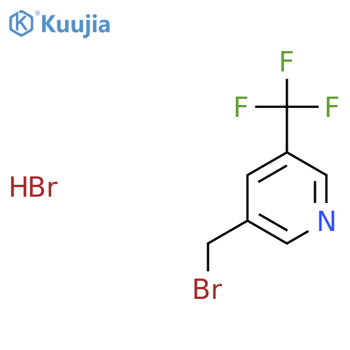 3-(Bromomethyl)-5-(trifluoromethyl)pyridine hydrobromide structure