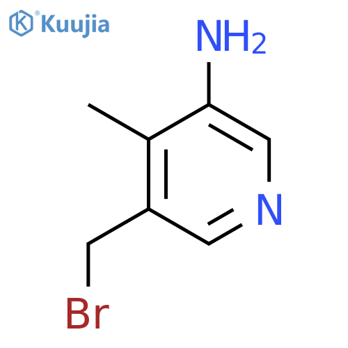 3-Amino-5-bromomethyl-4-methylpyridine structure