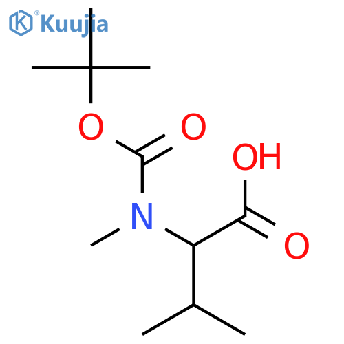 Boc-N-Me-DL-Val-Oh structure