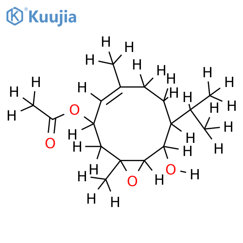 4beta,5alpha-epoxygermacr-1(10)E-en-2beta,6beta-diol 2-acetate structure