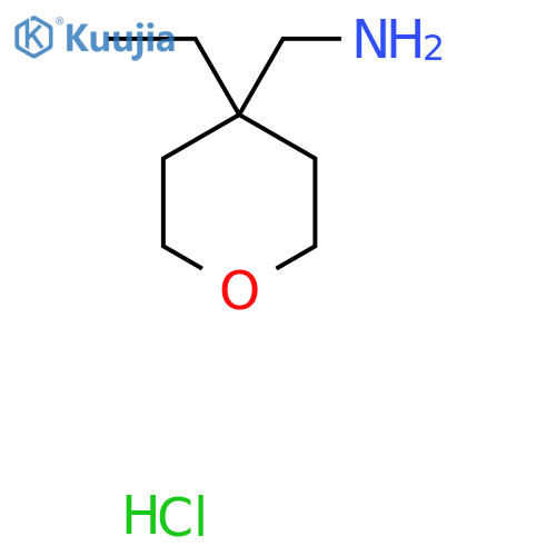1-(4-ethyloxan-4-yl)methanamine hydrochloride structure