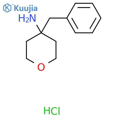 4-Benzyloxan-4-amine hydrochloride structure