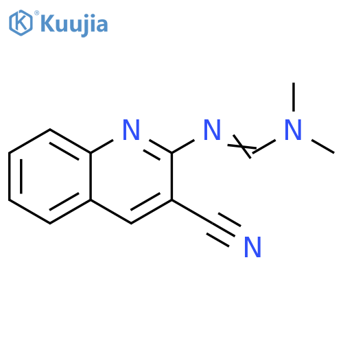Methanimidamide, N'-(3-cyano-2-quinolinyl)-N,N-dimethyl- structure