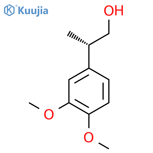 (2S)-2-(3,4-dimethoxyphenyl)propan-1-ol structure