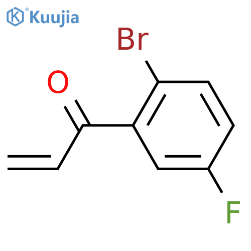 1-(2-bromo-5-fluorophenyl)prop-2-en-1-one structure