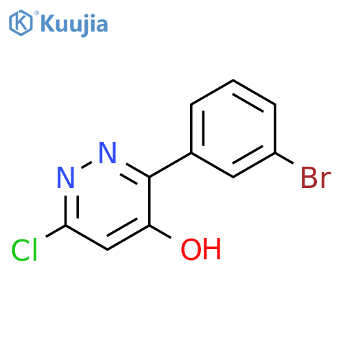 4-Pyridazinol, 3-(3-bromophenyl)-6-chloro- structure