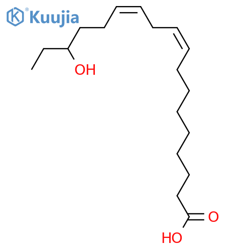 9,12-Octadecadienoic acid, 16-hydroxy-, (Z,Z)- structure