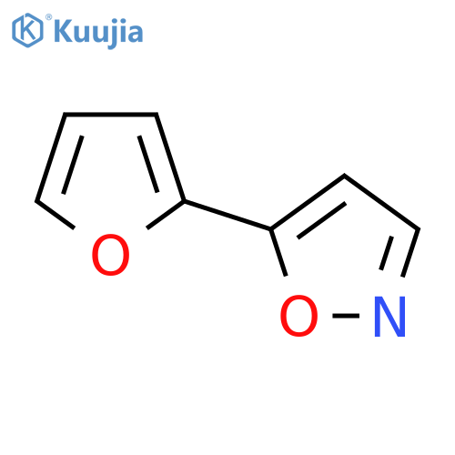 5-(furan-2-yl)-1,2-oxazole structure