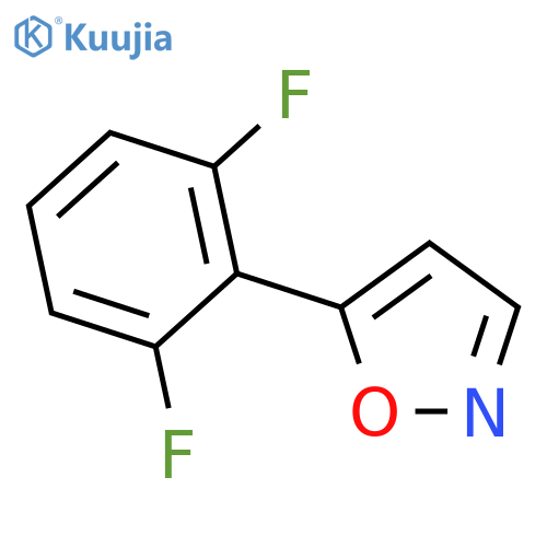 5-(2,6-Difluorophenyl)isoxazole structure